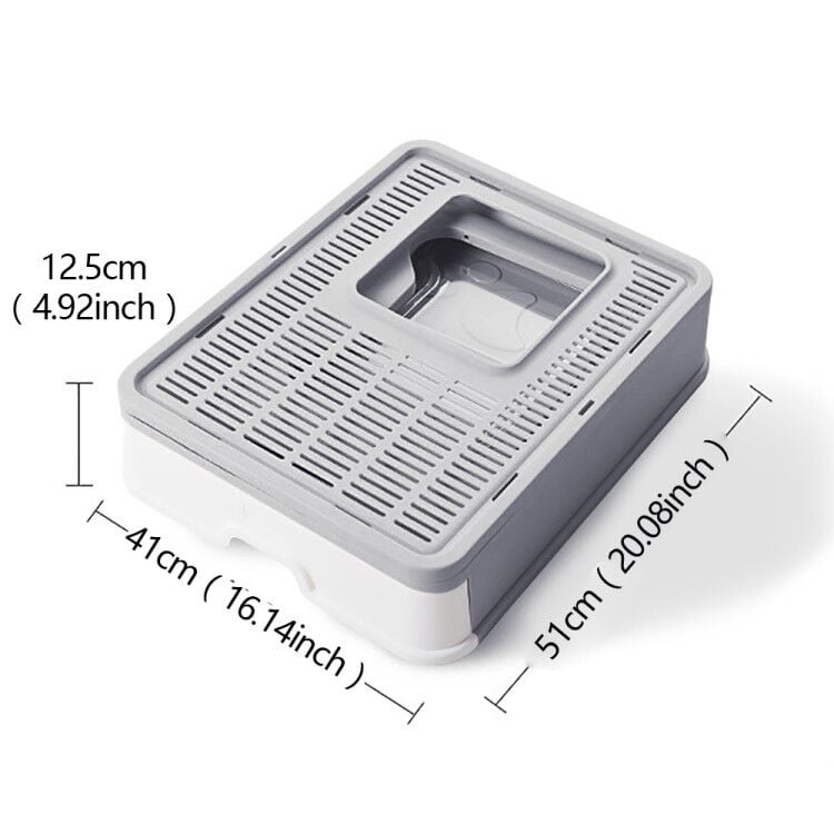 Foldable Cat Litter Box with Lid: Compact & Efficient 4Leegs™