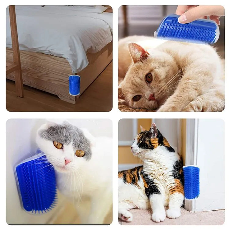 Cat Corner Brush: Effortless Massage and Hair Removal 4Leegs™