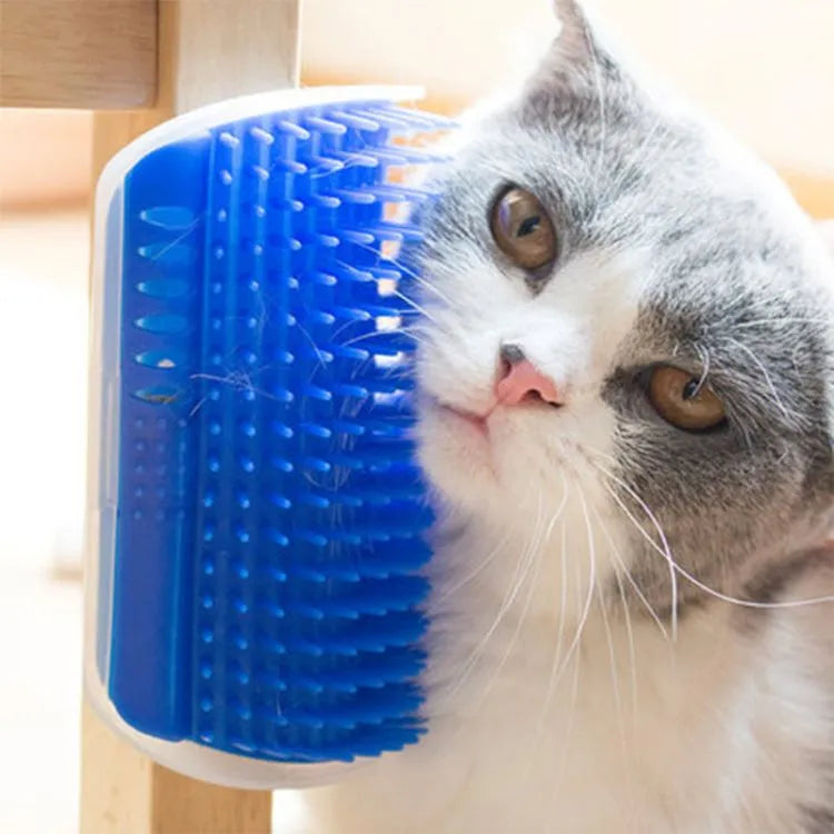 Cat Corner Brush: Effortless Massage and Hair Removal 4Leegs™