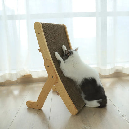 Wood Cat Scratcher Board Bed 3 In 1 4Leegs™