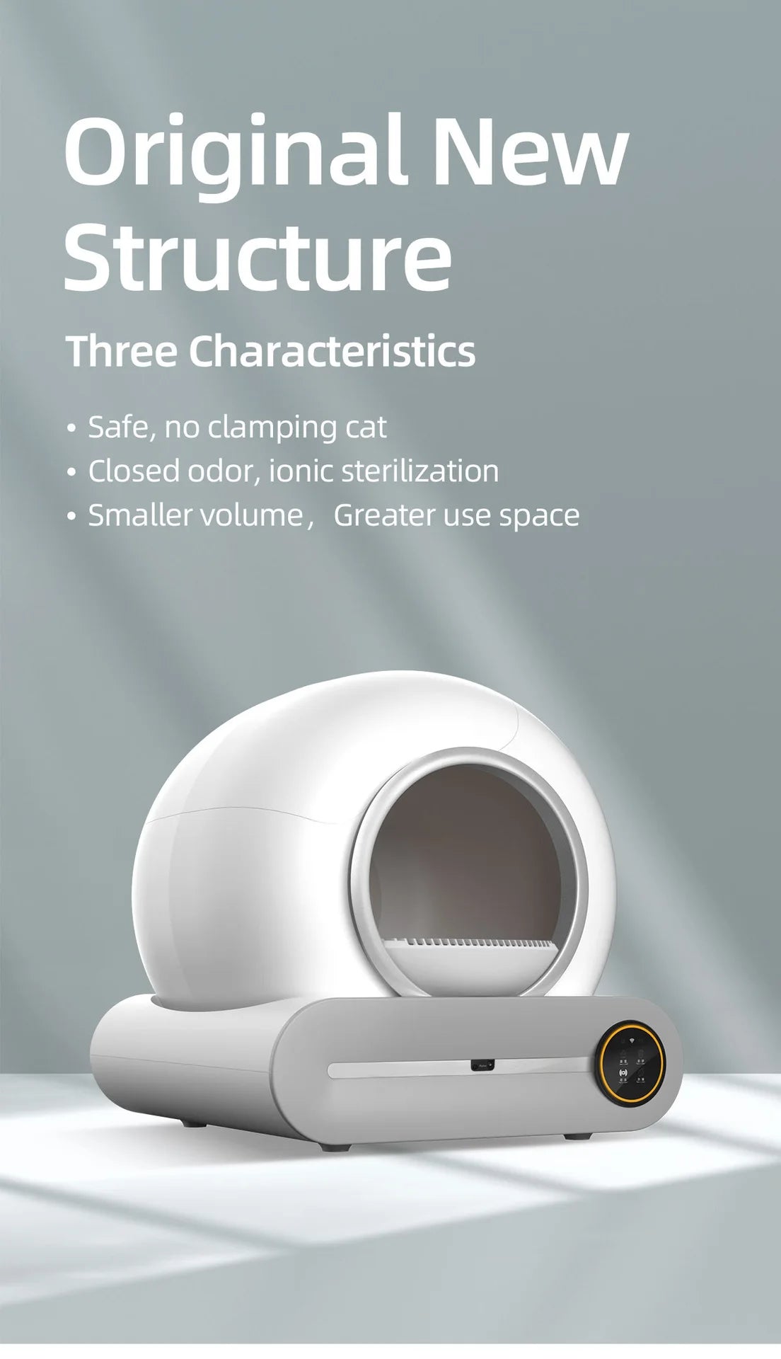 Automatic Smart Cat Litter Box Self Cleaning 65L 4Leegs™